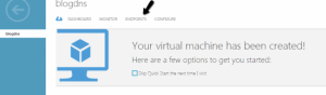 Adding end points in Azure Virtual Machine