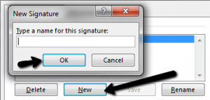 Create New Signature In Outlook