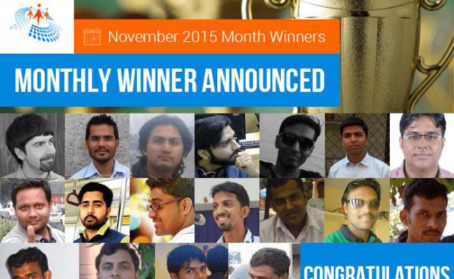 November Month Winner