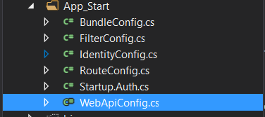 WebApi Config File