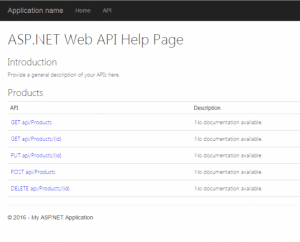API Help Page