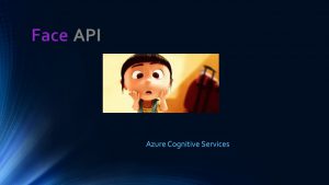 Azure Face API