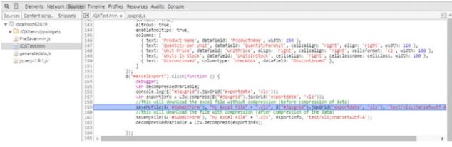 Compress XML, String, Variables in Client Side and Export