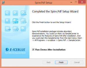 Using_Spire_PDF_Installing_Complete