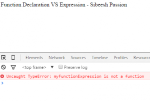 Function Declaration And Function Expression