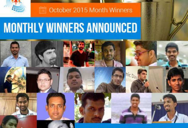 October 2015 Month Winner