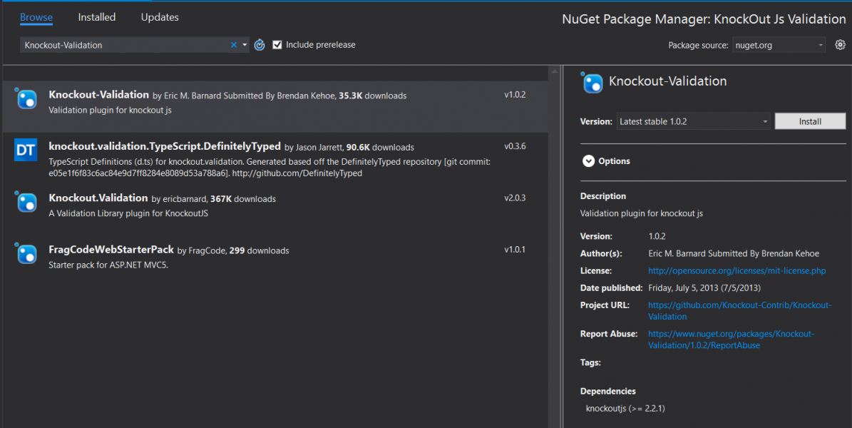 Knockout JS Validations, Without a Plugin and Using a Plugin – Sibeesh ...