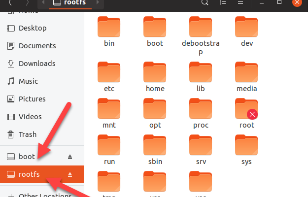 Raspbian OS Files in Virtual Box